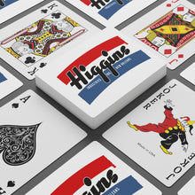 Vintage Red White Blue Higgins Boat Company Custom Poker Cards