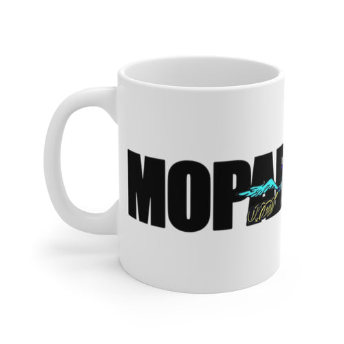 Plymouth Roadrunner Mopar White Ceramic Mug by SpeedTiques