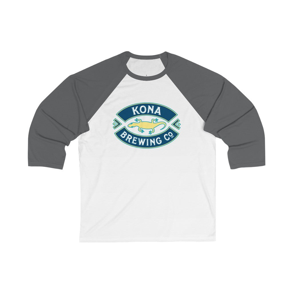 Classic Kona Beer Company Unisex 3\4 Sleeve Baseball Tee