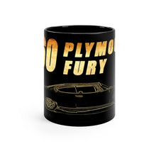 1960 Plymouth Fury Black mug 11oz by SpeedTiques