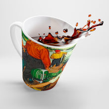 Vintage Johnson Outboard Latte mug by Retro Boater