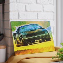 Vintage Plymouth AAR Cuda Glass Cutting Board