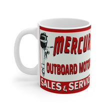 Vintage Mercury Outboard Motors Mug 11oz by Retro Boater