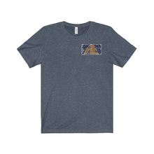 Retro Boater Logo with Back Graphic Unisex Jersey Short Sleeve Tee