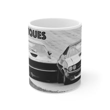 Sam Posey Vintage race Dodge Challenger Plymouth Cuda Ceramic Mug 11oz