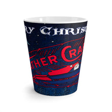 Merry Christmas Feathercraft Latte mug by Retro Boater