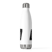 Black and White Vintage Evinrude Outboards 20oz Insulated Bottle