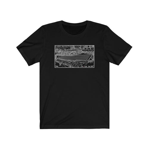 1966 Chris Craft Sea Skiff Unisex Jersey Short Sleeve Tee by Classic Boater