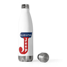 1960s Vintage Red and Blue Jeep Gladiator 20oz Insulated Bottle