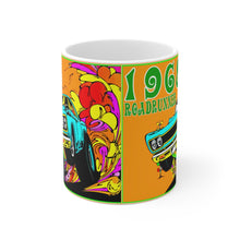 1968 Plymouth Roadrunner White Ceramic Mug by SpeedTiques