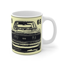 1968 Camaro SS White Ceramic Mug by SpeedTiques