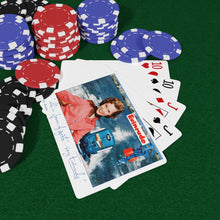 Vintage Evinrude Outboard Girl Custom Poker Cards