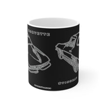 Chevy Stingray Corvette White Ceramic Mug by SpeedTiques