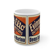 Evinrude Deep Lagoon Marina Mug 11oz by Retro Boater
