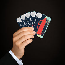 Vintage Chris Craft Hardtop Sedan Cruiser in the Moonlight Custom Poker Cards