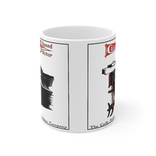 Caille 5 Speed Outboard Motor White Ceramic Mug by Retro Boater