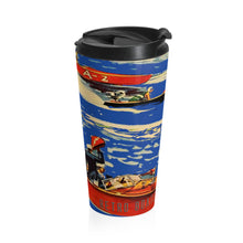 Vintage Race by Retro Boater Stainless Steel Travel Mug