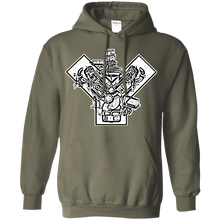 Ford Y-Block by Retro Boater G185 Gildan Pullover Hoodie 8 oz.