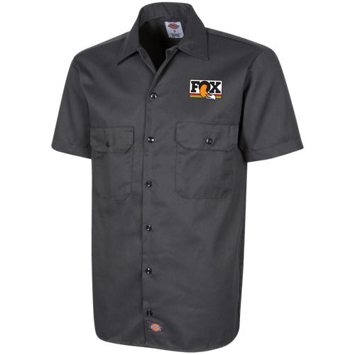 Vintage Fox Racing Men's Short Sleeve Workshirt