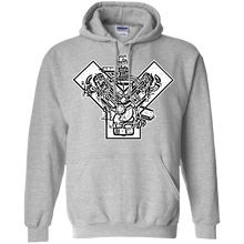 Ford Y-Block by Retro Boater G185 Gildan Pullover Hoodie 8 oz.