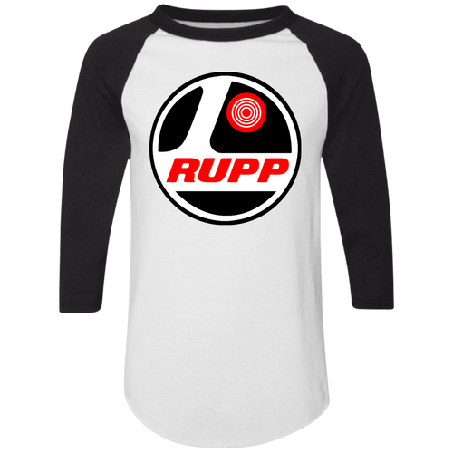 Vintage Rupp Snowmobile ATV Colorblock Raglan Jersey