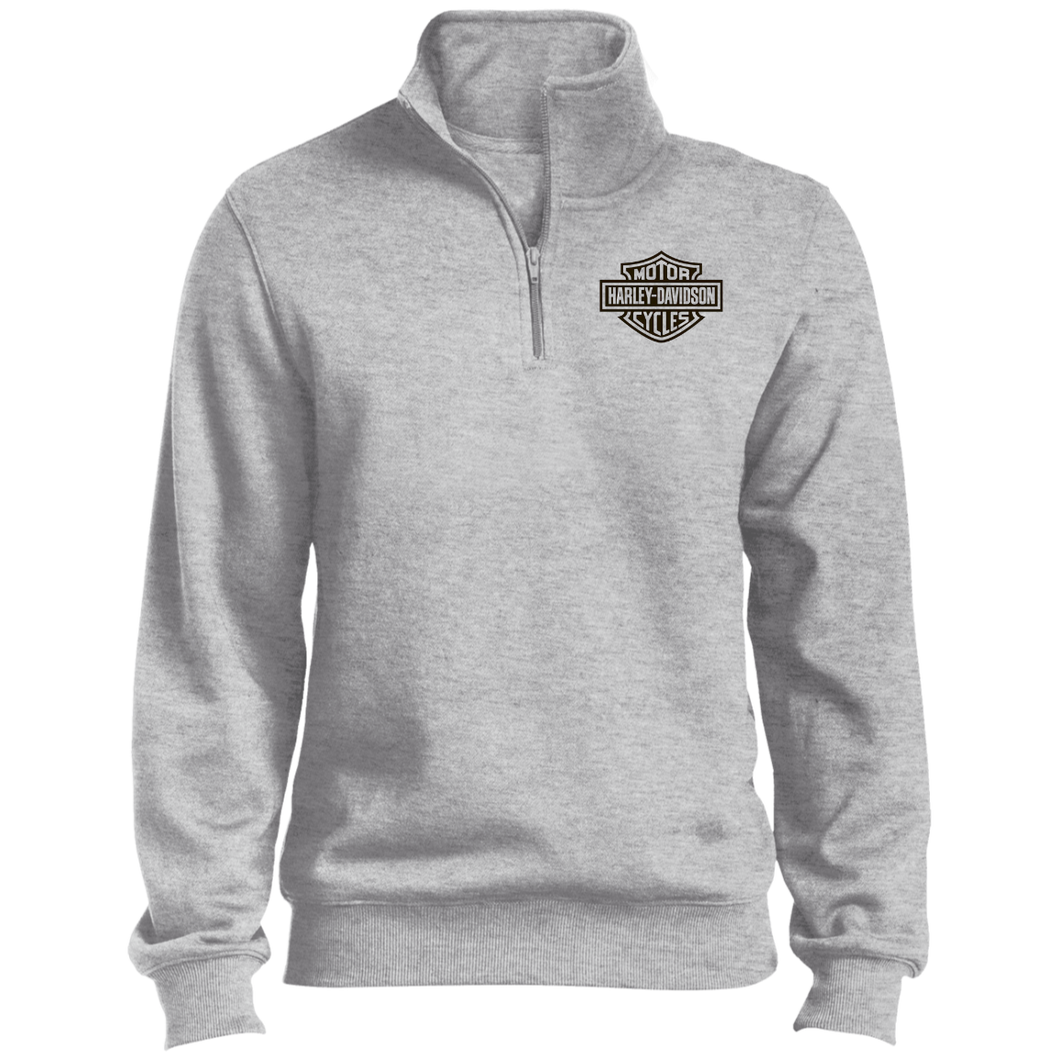 Vintage Harley Davidson Motorcycle 1/4 Zip Sweatshirt