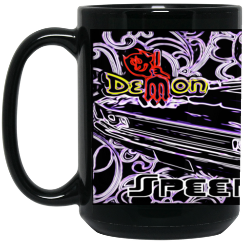 1972 Dodge Demon BM15OZ 15 oz. Black Mug by SpeedTiques