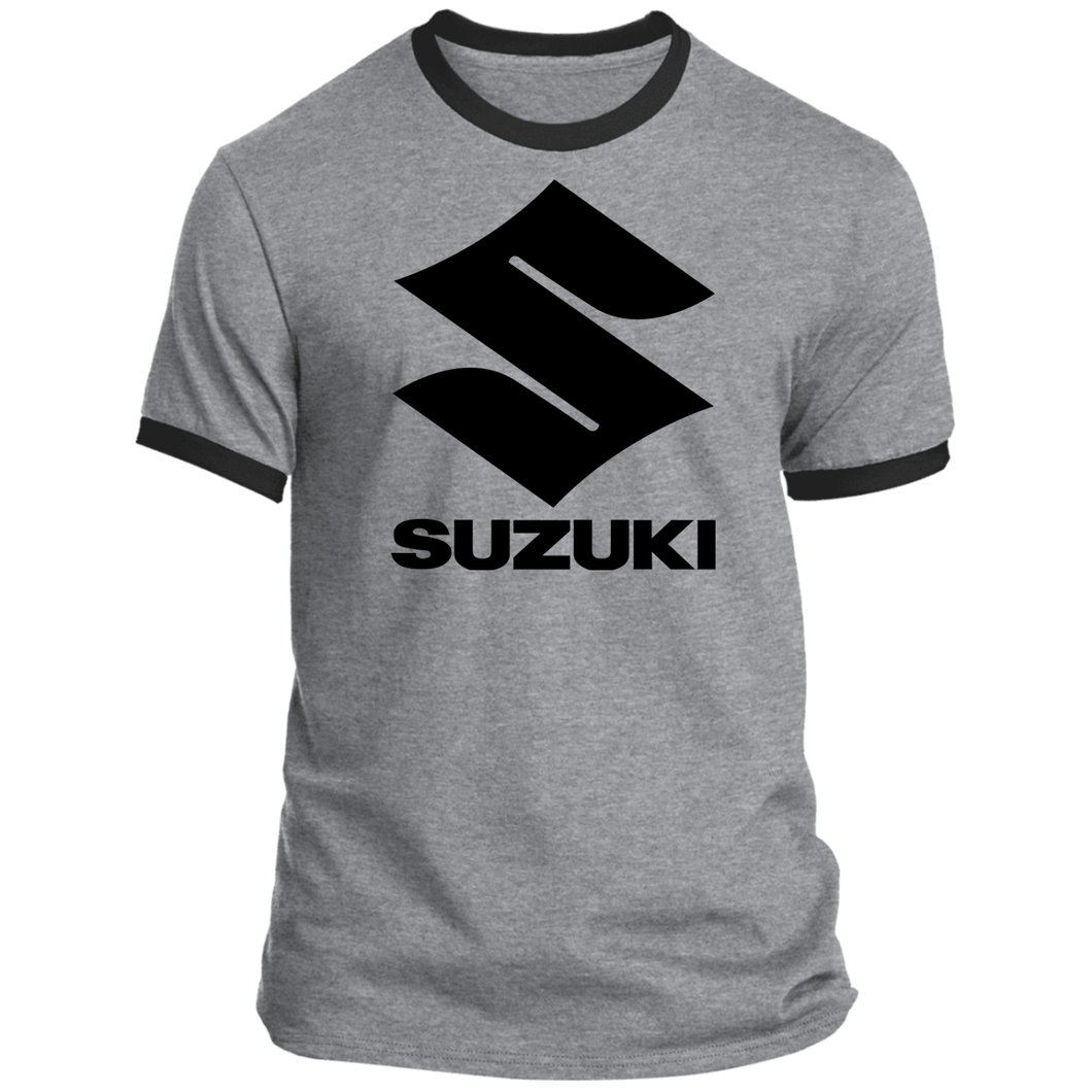 Vintage Suzuki Motorcycle ATV Ringer Tee