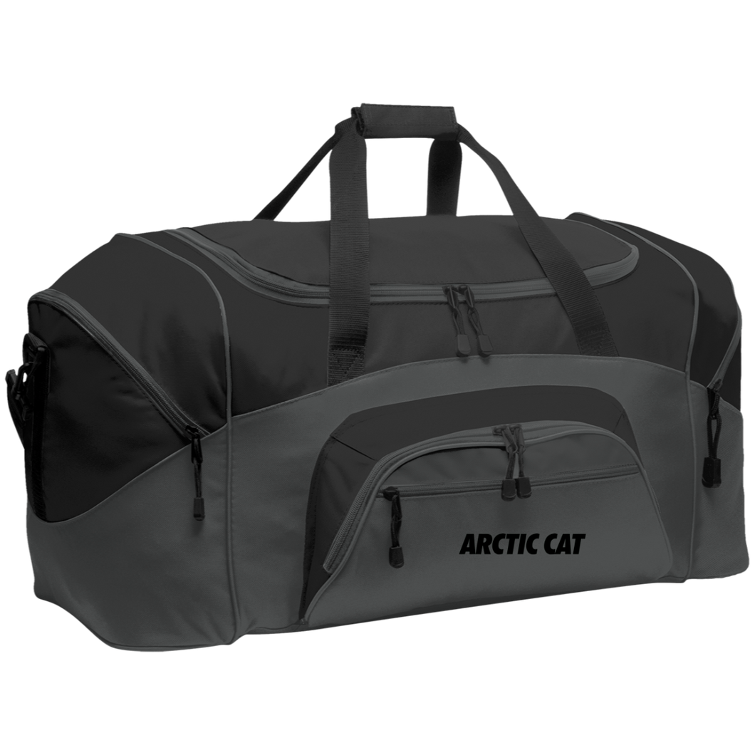 Classic Style Black Arctic Cat BG99 Colorblock Sport Duffel