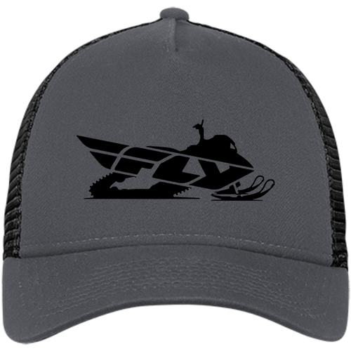 Classic Fly Racing Snowmobile Snapback Trucker Cap