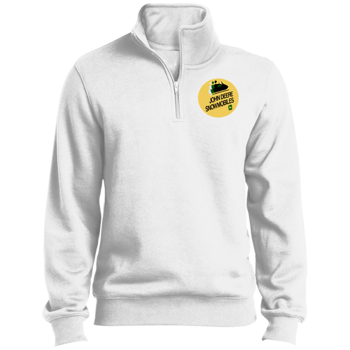 Vintage John Deere Snowmobiles 1/4 Zip Sweatshirt