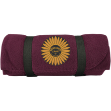 Sunflower Boats by Retro Boater BP10 Port & Co. Fleece Blanket