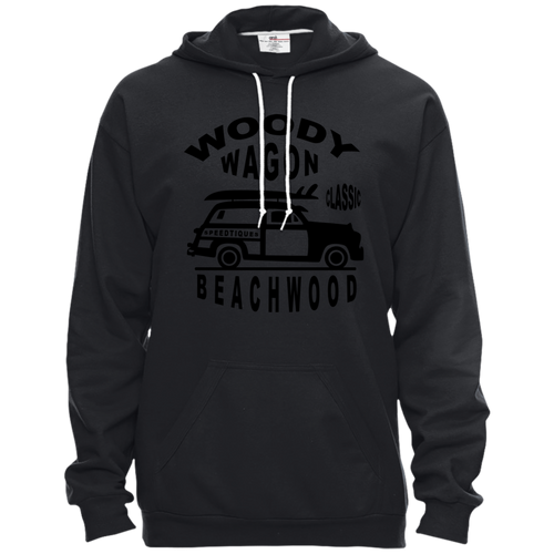 Speedtiques Woody Wagon Anvil Pullover Hooded Fleece