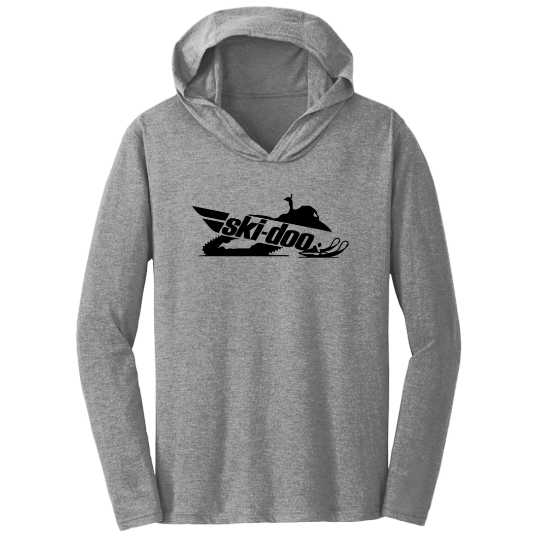 Vintage Ski-Doo Snowmobile Triblend T-Shirt Hoodie