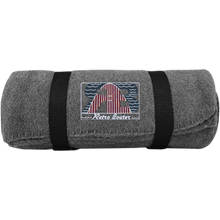 Retro Boater Logo BP10 Port & Co. Fleece Blanket