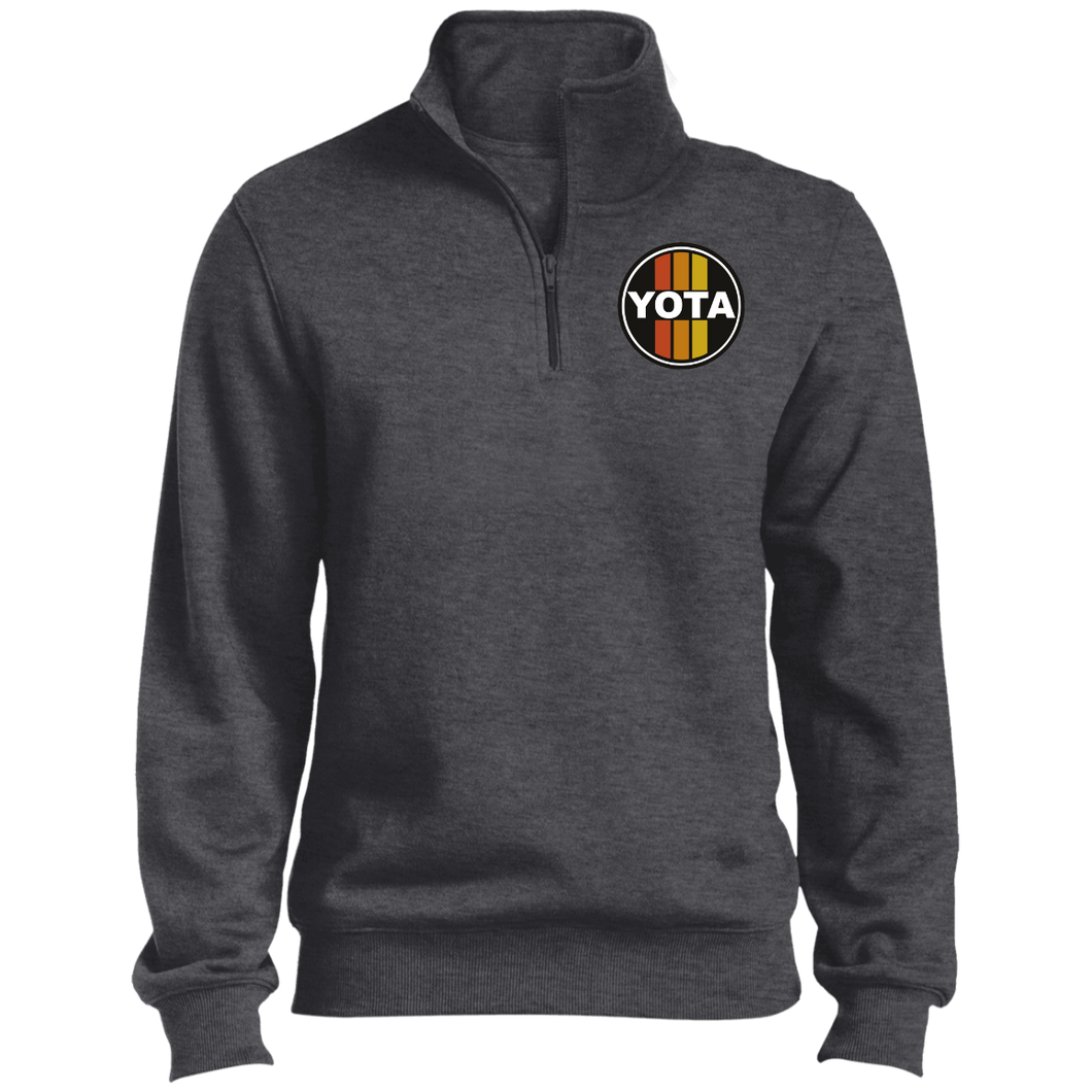 Vintage look Yota Toyota Circle Sign Style 1/4 Zip Sweatshirt