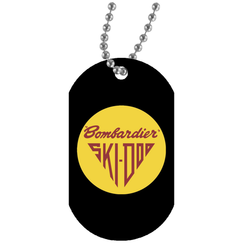 Vintage Ski-Doo Bombadier Logo  Dog Tag