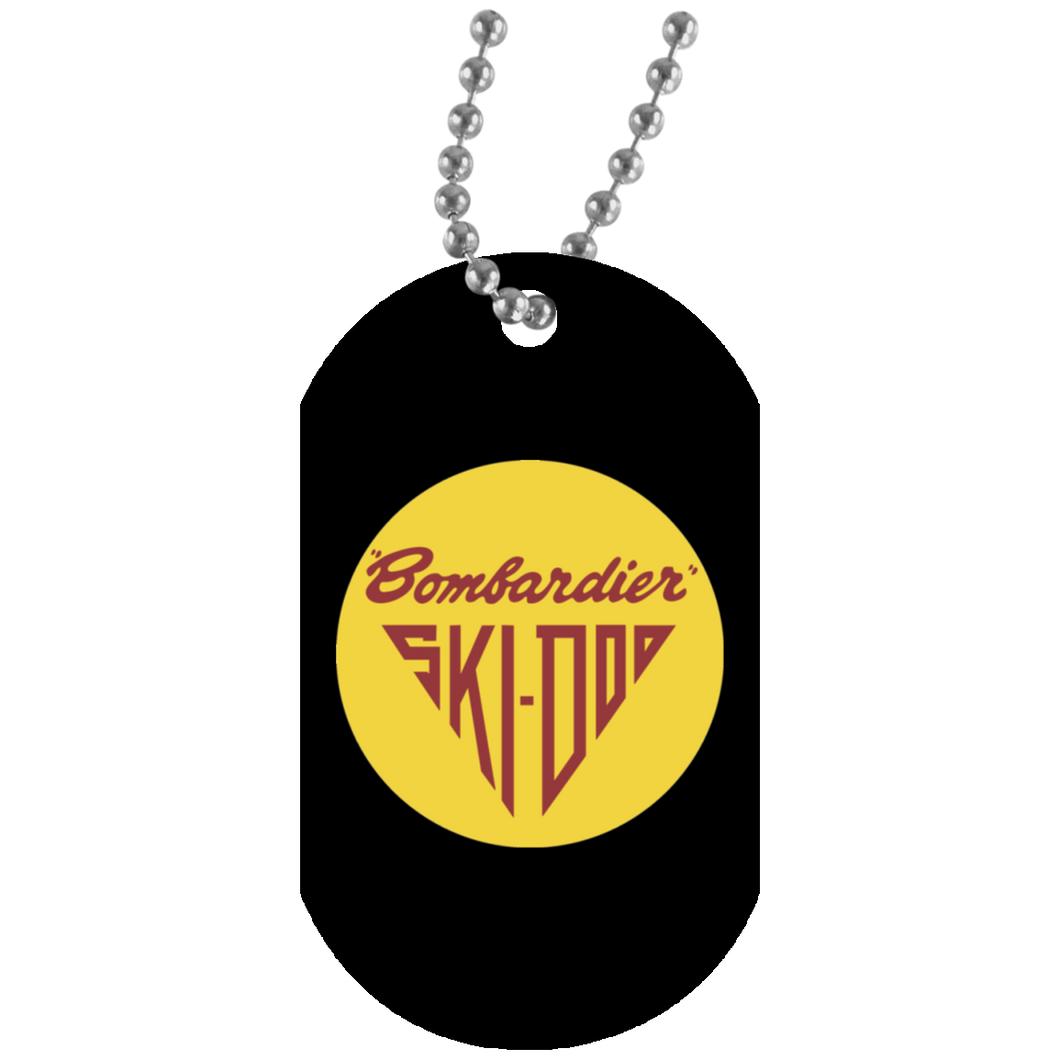 Vintage Ski-Doo Bombadier Logo  Dog Tag
