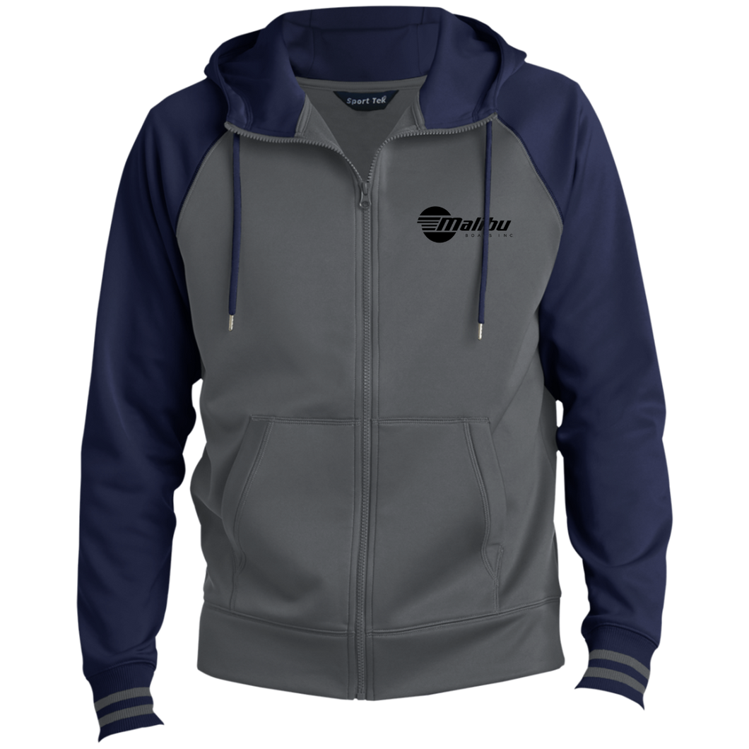 Classic Malibu Boats Men's Sport-Wick® Full-Zip Hooded Jacket