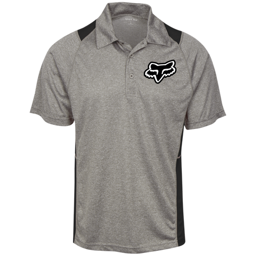 Vintage Fox Racing Heather Moisture Wicking Polo