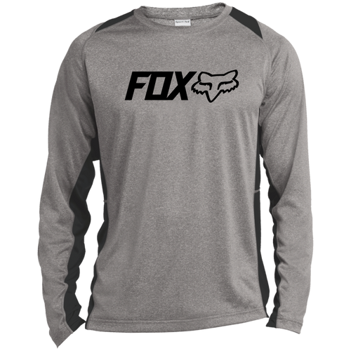 Classic Fox Racing Long Sleeve Heather Colorblock Performance Tee