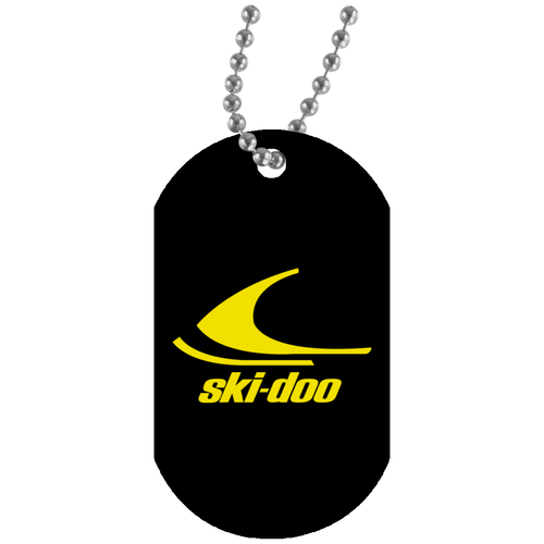 Vintage Ski-Doo Snowmobiles UN5588 White Dog Tag
