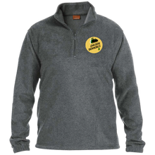 Vintage John Deere Snowmobiles 1/4 Zip Fleece Pullover