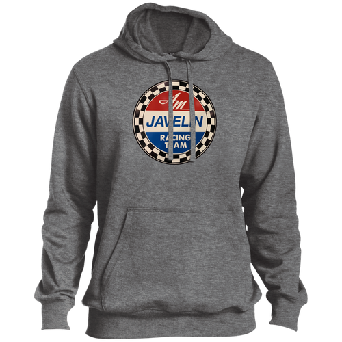 Vintage AMC American Motors Red, White, and Blue Javelin Racing Team Pullover Hoodie