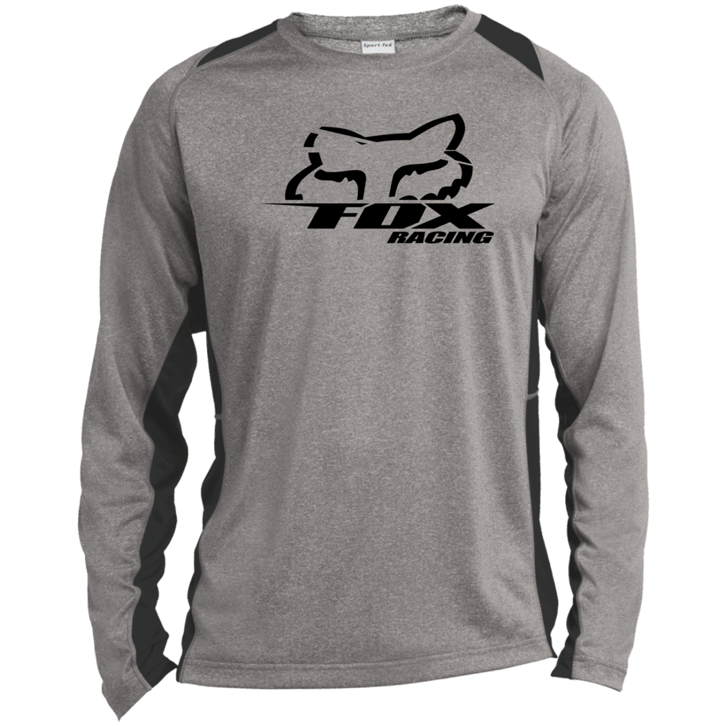 Classic Fox Racing Long Sleeve Heather Colorblock Performance Tee