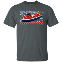 Santa and Rudolph take a Chris Craft Cruise G200 Gildan Ultra Cotton T-Shirt