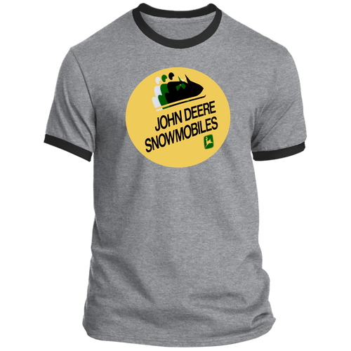 Vintage John Deere Snowmobiles PC54R Ringer Tee