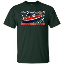 Santa and Rudolph take a Chris Craft Cruise G200 Gildan Ultra Cotton T-Shirt