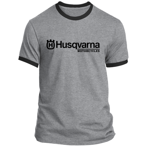 Vintage Dirt Bike Motorcycle Husqvarna Ringer Tee