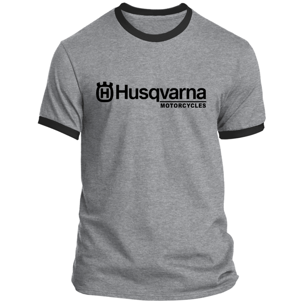 Vintage Dirt Bike Motorcycle Husqvarna Ringer Tee